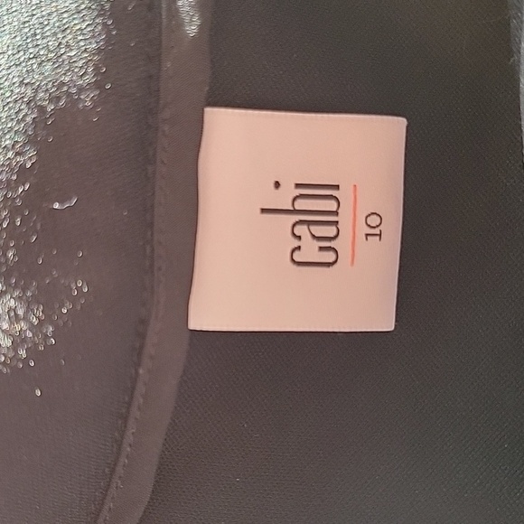 Cabi Lace Tiered Stretch Mini Skirt Rich Black Side Zipper Size 10 - Picture 8 of 11